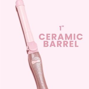 The Beachwaver Co. Pink Glitter B1 Curler - 1 Inch Barrel
